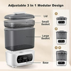 Amzbabychef electric bottle dryer showing compact design