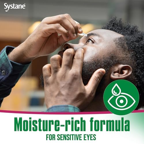 Systane Ultra lubricant eye drops 60 count pack showing preservative free label