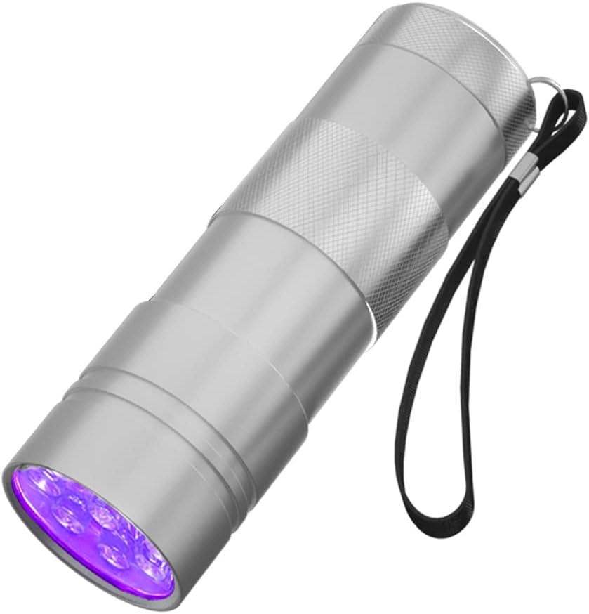 COSOOS 2 Pack UV Flashlight, 12 LED Handheld Blacklight Flashlight 395nm Mini Light Torch Detector for Dog Pet Urine Stains, Bed Bugs and Scorpions. (Batteries not Included) - Image 12