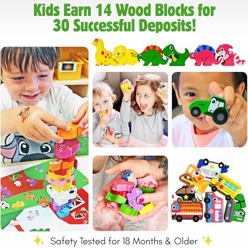 Close up of Lil Advents reward stickers and completion badge