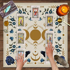 Knana tarot mat folded with matching card bag