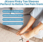 Soft medical grade silicone toe sleeves for daily foot comfort