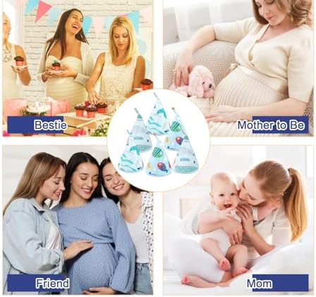 6 piece set of baby boy diaper changing accessories