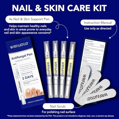 Authentic USA imported nail treatment for yellow and brittle toenails.