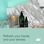 ALŌH Sanitizing Hand Gel 2-pack | Peppermint Eucalyptus + Aloe | 70% Alcohol Hydrating Hand Sanitizer Gel with Essential Oil, for Kids & Adults | 8oz Bottle (Set of 2) - Image 5