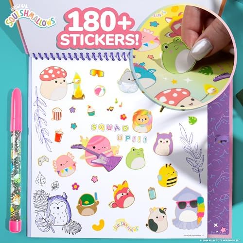 Back view of the Horizon Group USA stationery set packaging detailing all twenty included art components.