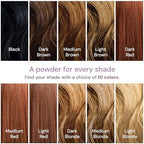 Style Edit professional root binding powder for dark brown hair roots