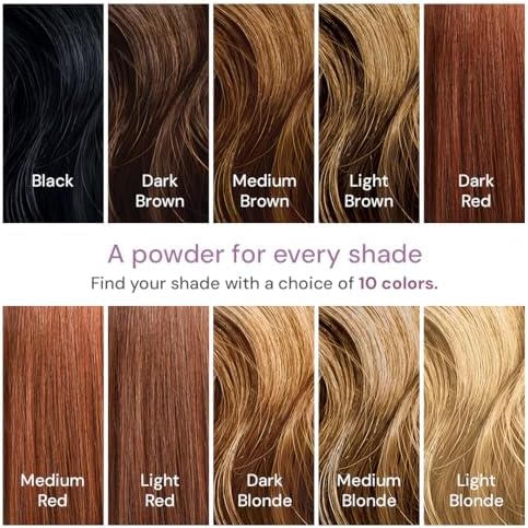 Style Edit professional root binding powder for dark brown hair roots