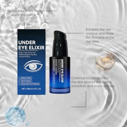 Lightweight under eye cream for men's dark circles and puffiness treatment.