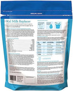 Sav-A-Caf Sav-A-Kid non-medicated goat kid milk replacer formula packaging showing ingredients and feeding instructions