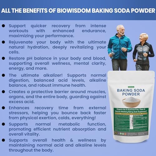 BioWisdom chemical free baking soda powder for organic use