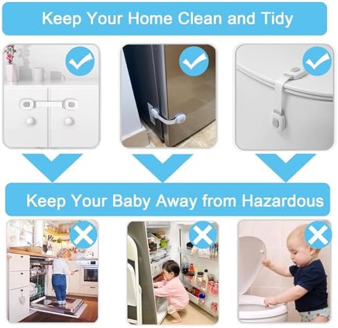 Fursafe&Q baby safe furniture proofing strap attached to a bathroom toilet lid