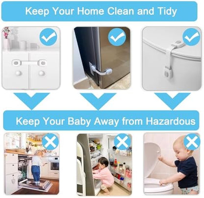 Fursafe&Q baby safe furniture proofing strap attached to a bathroom toilet lid