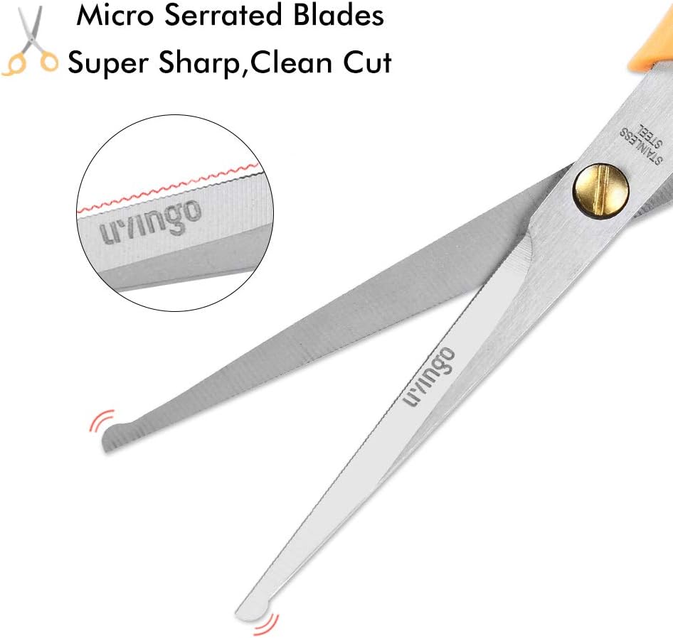LIVINGO pet shears package illustrating the two piece set of professional grooming scissors