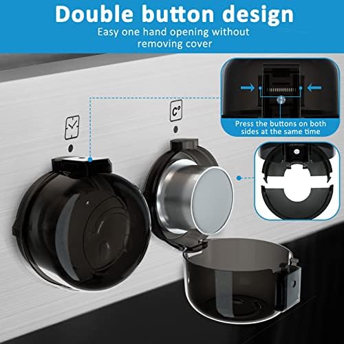 Heat-resistant universal stove knob covers 5 pack