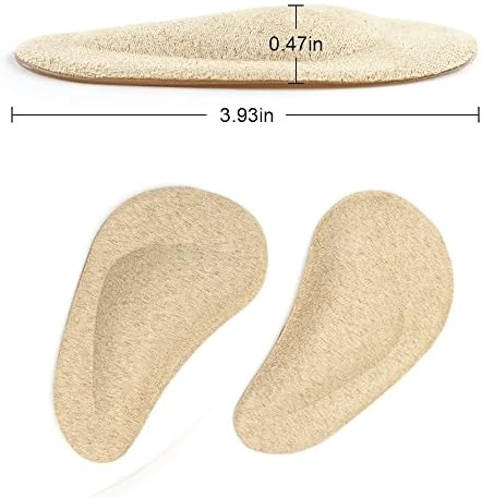 Dr. Foot PU gel arch cushions showing adhesive backing for shoes