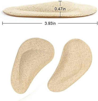 Dr. Foot PU gel arch cushions showing adhesive backing for shoes
