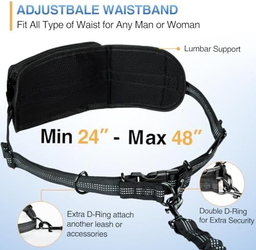 Kytely hands free leash dual control handles close up