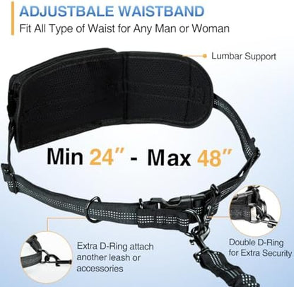 Kytely hands free leash dual control handles close up