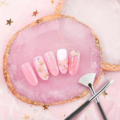 15 piece professional nail art painting brush set detail