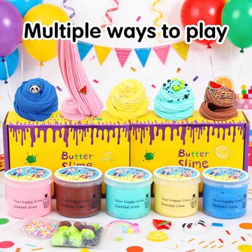 Complete packaging view of the imported ZeweierSlime kit ideal for party favors.