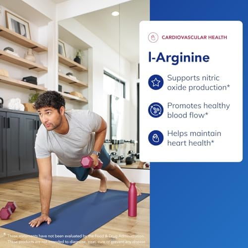 Pure Encapsulations L-Arginine 1400 mg capsules side profile