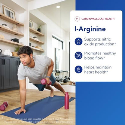 Pure Encapsulations L-Arginine capsules bottle side profile