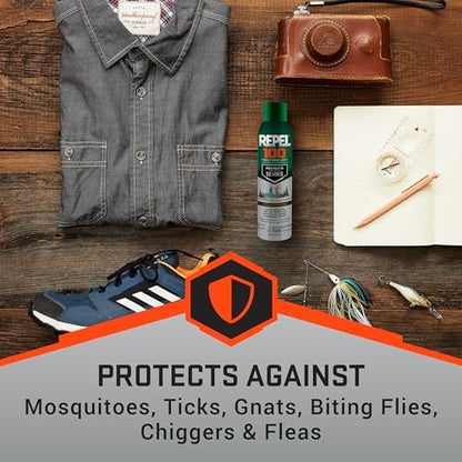 Repel 100 travel sized mosquito repellent spray bottle standing upright