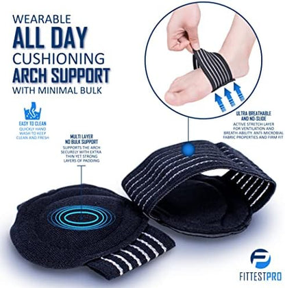 Complete set of 14 foot care items including therapy wraps and heel grips.