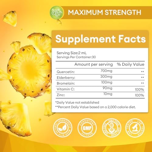 Back label showcasing ingredients, suggested use, and manufacturing standards.
