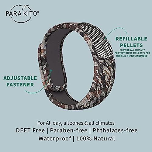 Parakito insect repellent bracelet showing adjustable strap