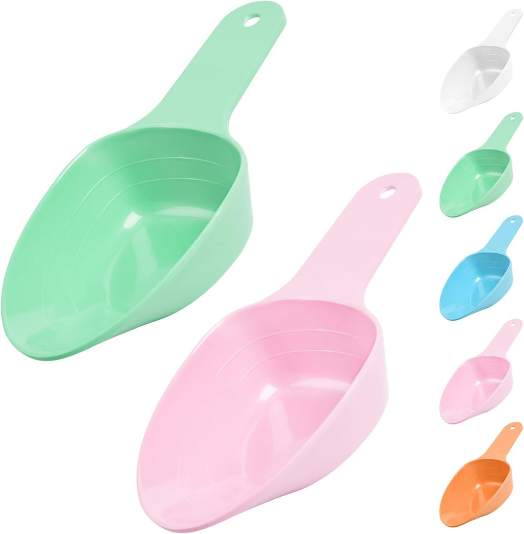 Dog Food Scoop-Melamine Pet Food Measuring Cup - 1 Cup 1/2 Cup 1/4 Cup Dog Cat Bird and Rabbit Food Feeding Scoop Dishwasher Safe - Orange - Image 9
