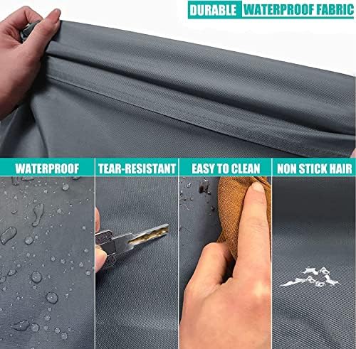 Close up view of the waterproof coating backing on the Dalema replacement cover.