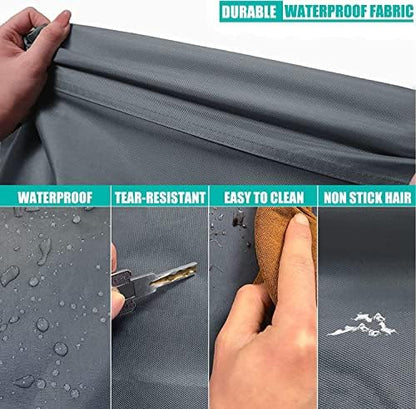 Close up view of the waterproof coating backing on the Dalema replacement cover.