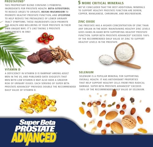 New Vitality Super Beta Prostate Advanced box packaging side view