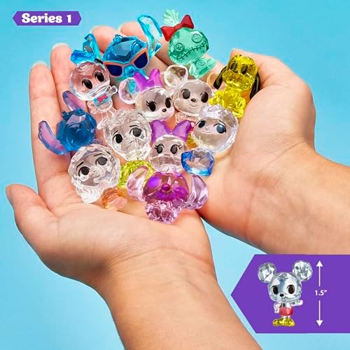 Cra-Z-Art Disney collectible mini crystal figure with color change feature shown in water