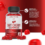 Atlantis Nutrition Tart Cherry Gummies ingredient and supplement facts label