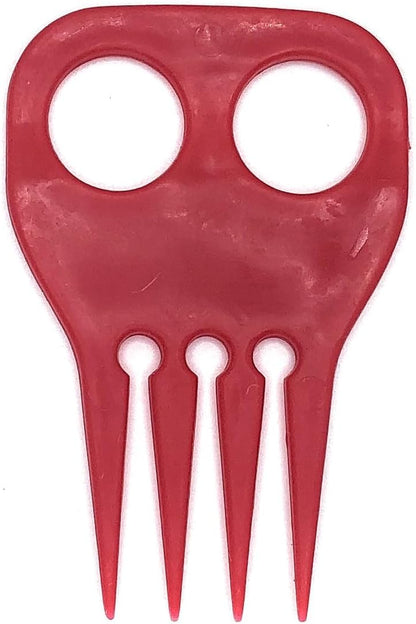 LBH Market professional sectioning comb front view for horse grooming.