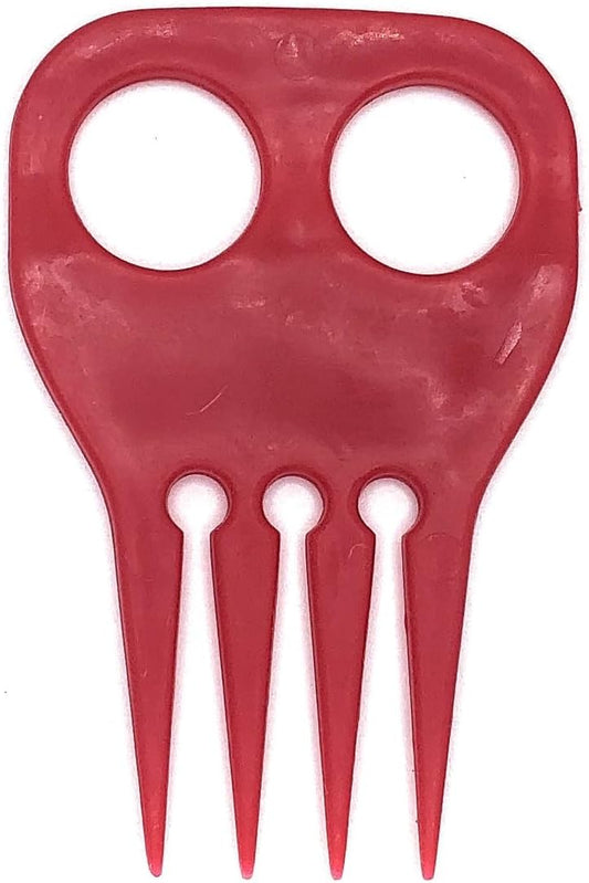 LBH Market professional sectioning comb front view for horse grooming.