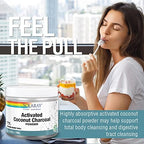 Solaray lab verified charcoal powder 300 servings container