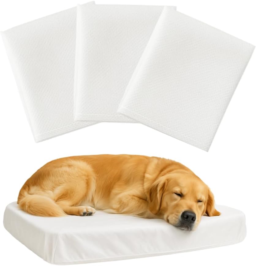 Tailbop disposable waterproof pet bed covers front view packaging