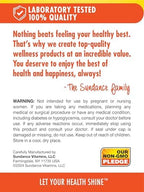 Sundance non-GMO and gluten-free certification seal display