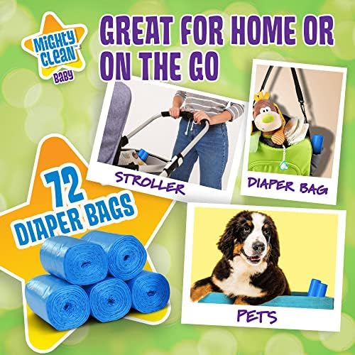 Mighty Clean Baby refill rolls pack packaging details