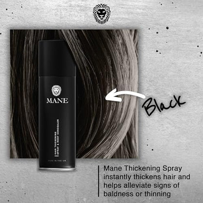 Close up of Mane root touch up spray packaging