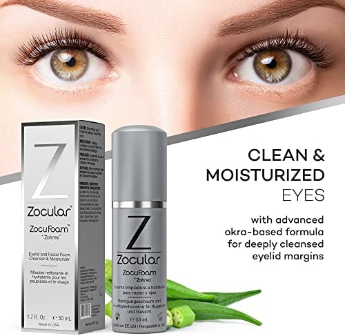 Ophthalmologist-developed ZocuFoam eyelid scrub for blepharitis treatment