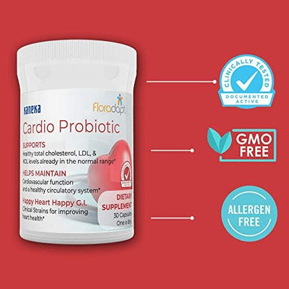 Floradapt 30 capsule bottle for cardiovascular support