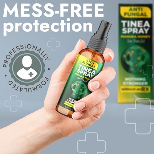 Terramed Just Think Comfort natural formulation spray targeting tinea versicolor patches