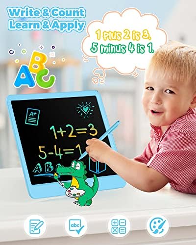 Child using Kokodi writing tablet with anti-lost stylus