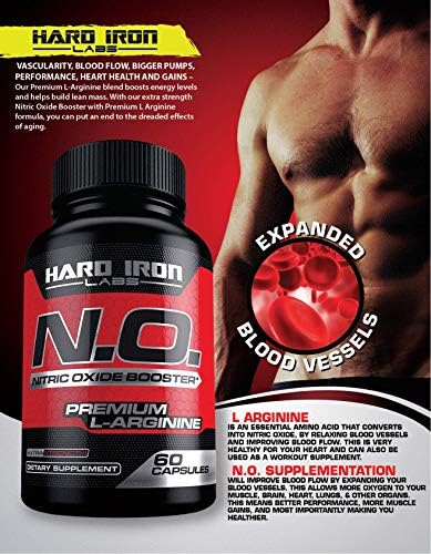 Hard Iron Labs muscle growth supplement container layout