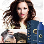 Side profile of five hundred milliliters hair color cream packaging for men and women